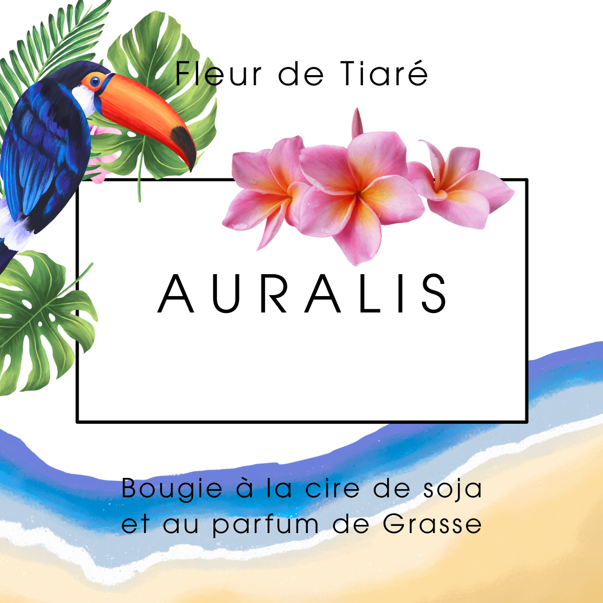 Bougie Parfumée Fleur de Tiaré