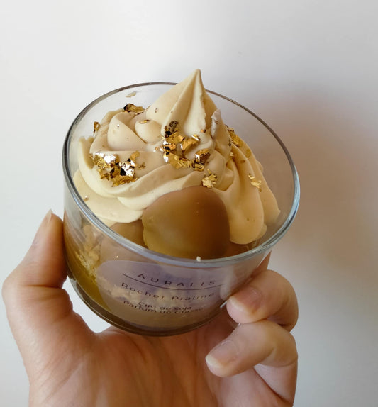 Bougie Rocher Praliné