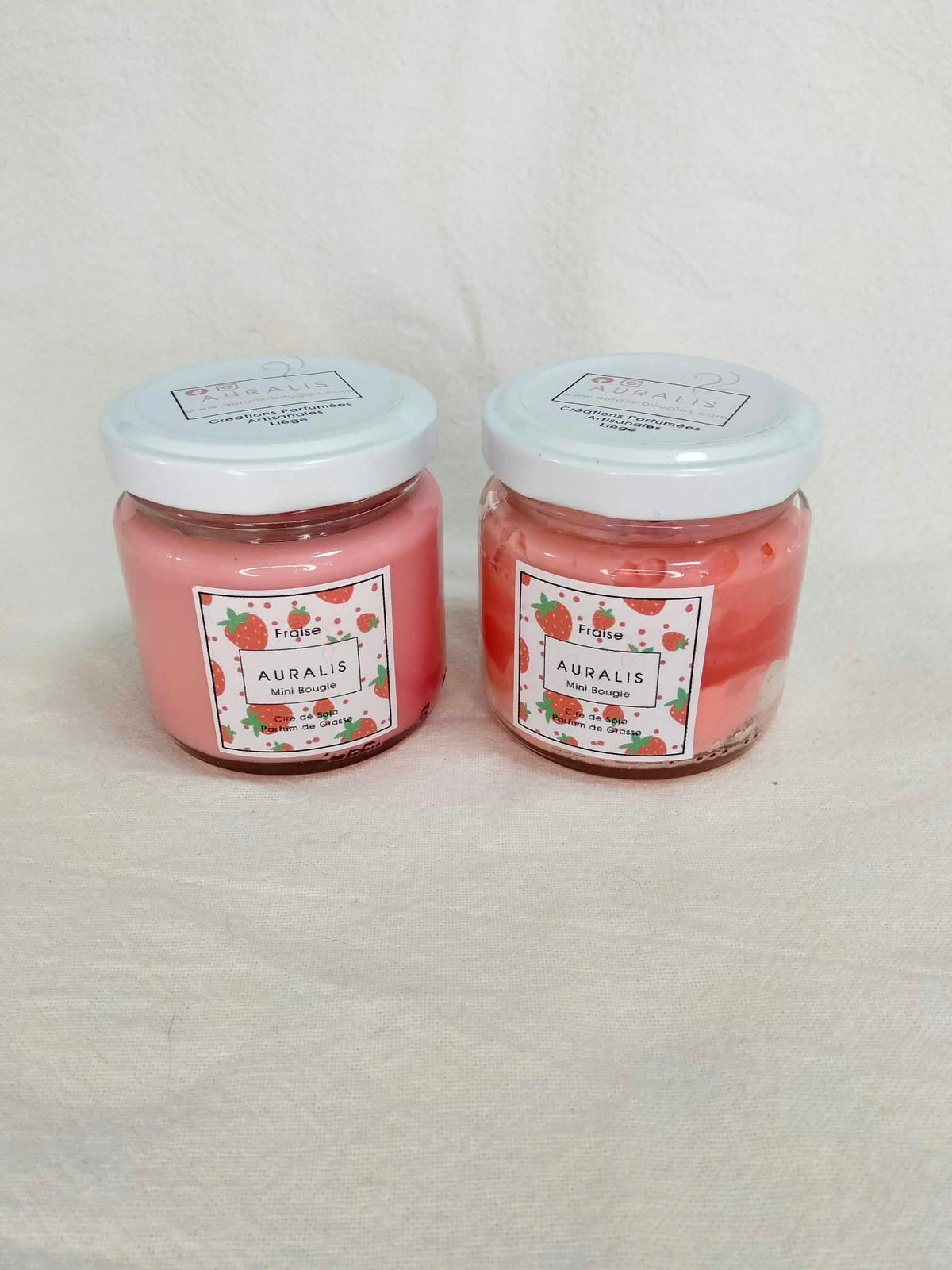 Mini Bougie Fraise