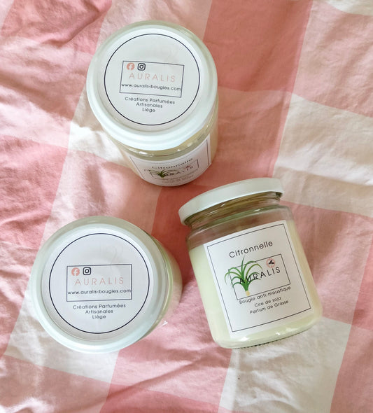 Bougie Citronnelle anti-moustique