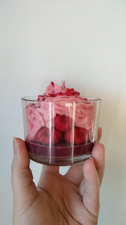 Bougie gourmande Cerise noire explosive